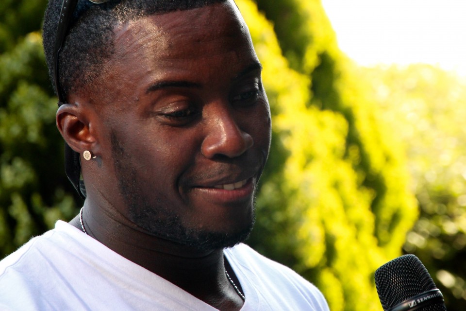 Amaurys a su llegada a Miramon. Foto:EITB