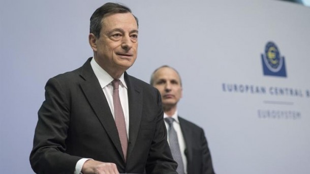 Mario Draghi Europako Banku Zentraleko presidentea. Artxiboko irudia: EFE