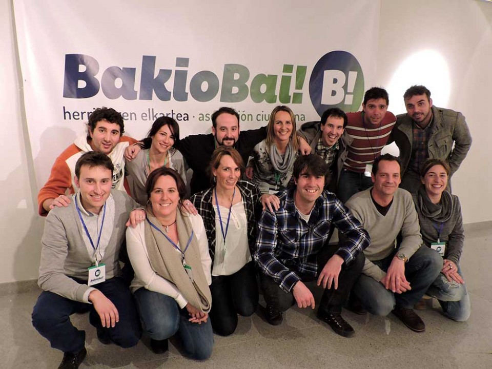 Bakio Bai plataformako kideak. Argazkia: bakio.com
