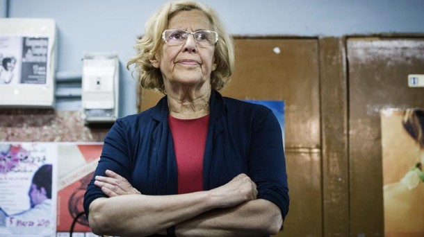 La candidata de Ahora Madrid a la Alcaldía de Madrid, Manuela Carmena. Foto: EFE