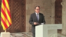 Artur Mas subraya que el 9N no se puede anular ni borrar