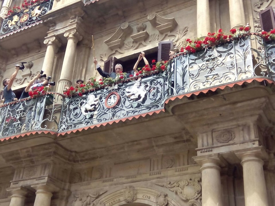 Nueva corporación municipal en Iruñea. Foto: EiTB