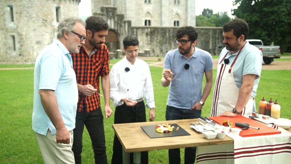 Cocinando en el Castillo de Gautegiz-Arteaga