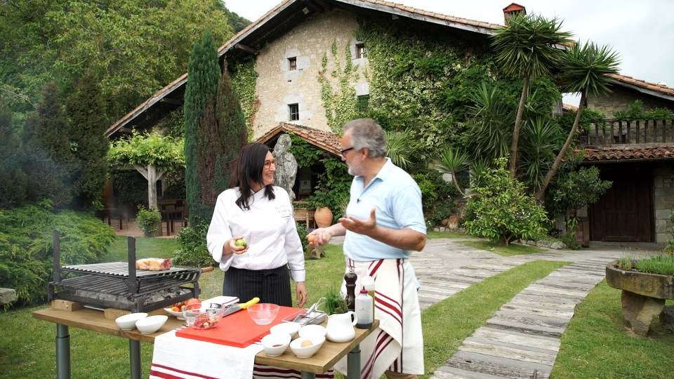 En el restaurante 'Baserri Maitea'