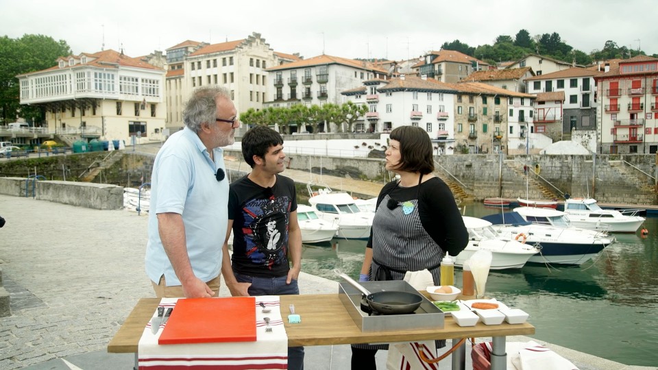 Cocinando en Mundaka