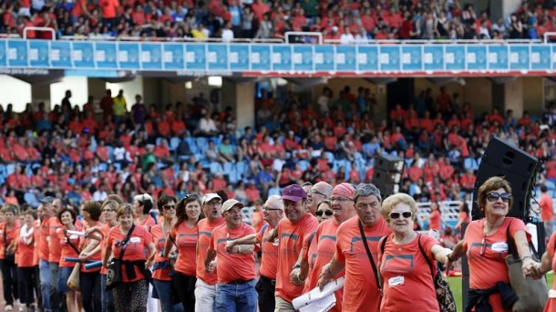 Acto realizado por Gure Esku Dago en junio de 2015 en Anoeta (Donostia). Foto: EFE