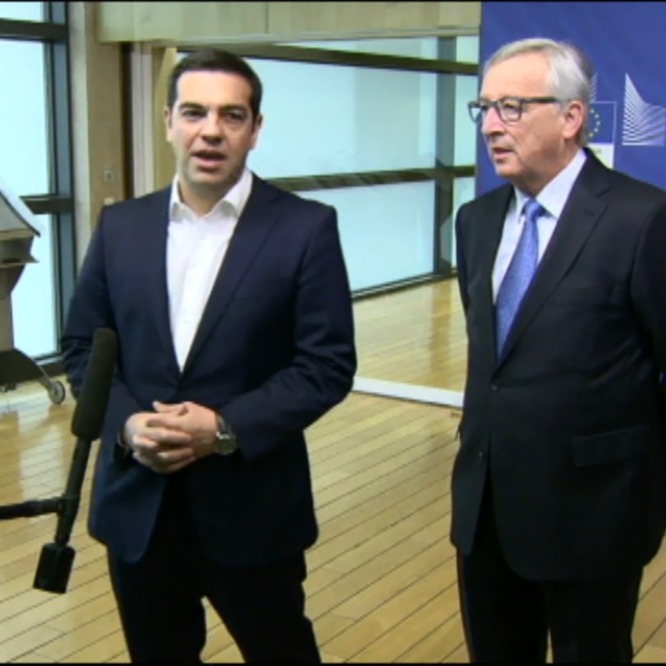 Juncker dice que todavía no hay acuerdo con Grecia sobre el rescate