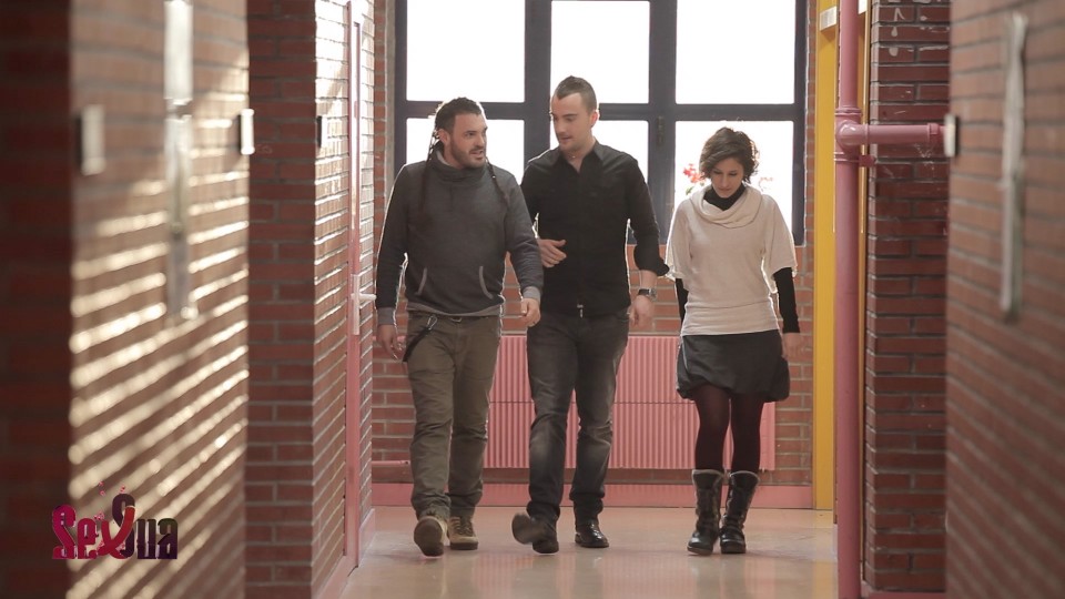 Jon Gomez Garai, Mireia Cifuentes eta Gaizka Tovar.
