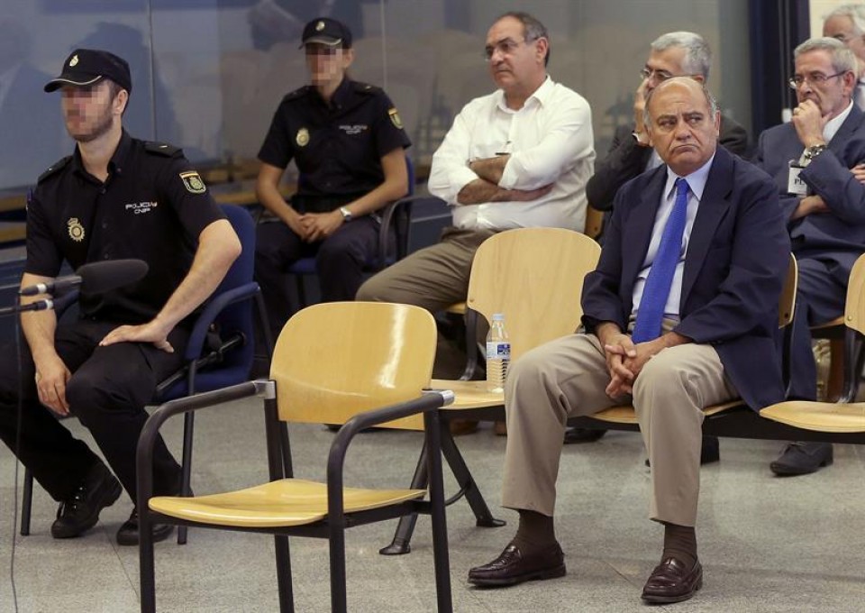 El expresidente de la CEOE, Gerardo Díaz Ferrán, durante el juicio. Foto: EFE