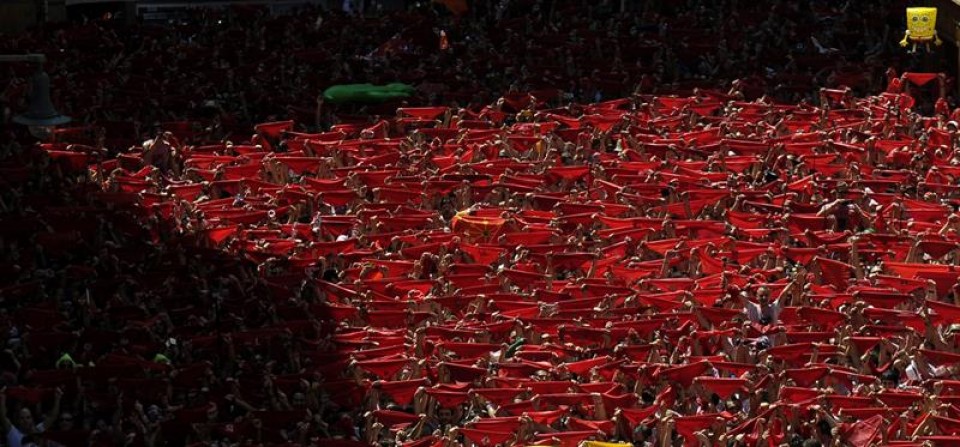 Txupinazo en Pamplona. EFE