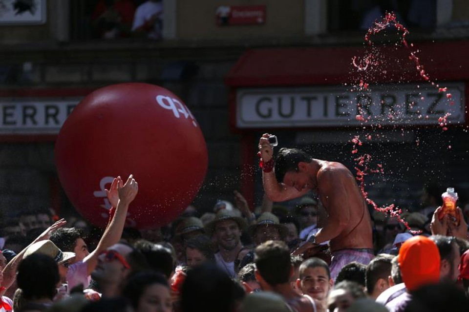 Txupinazo en Pamplona. EFE