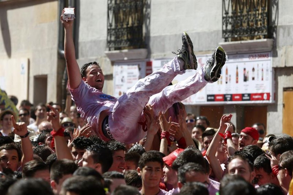 Txupinazo en Pamplona. EFE