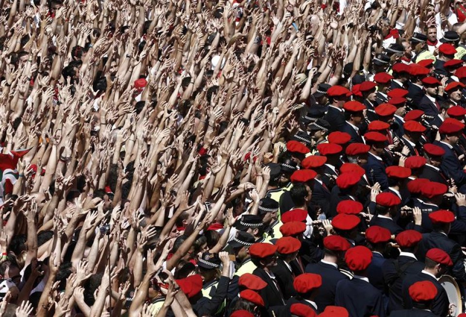 Txupinazo en Pamplona. EFE