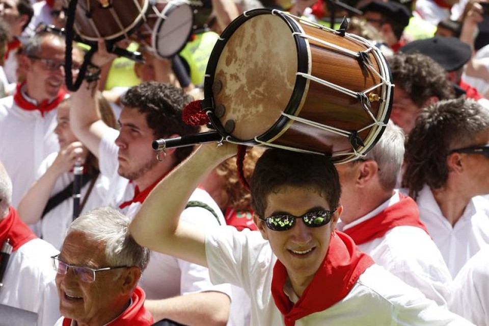 Txupinazo en Pamplona. EFE