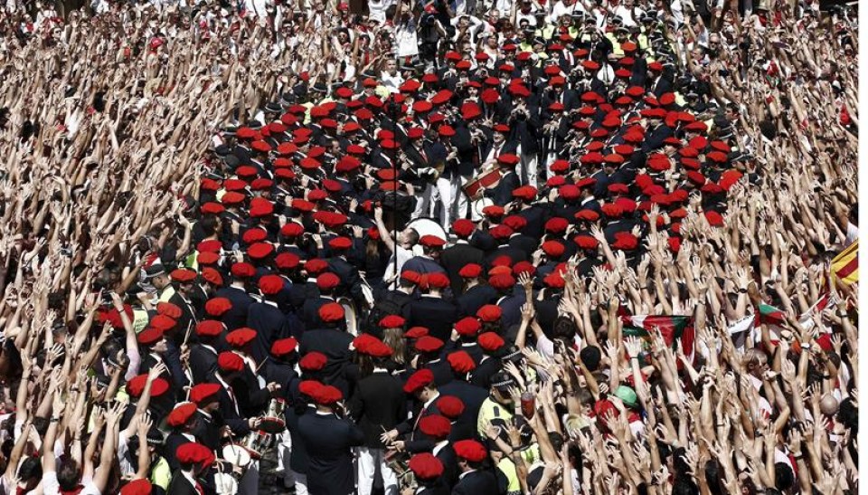 Txupinazo en Pamplona. EFE