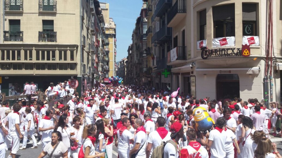 Txupinazo en Pamplona, EITB