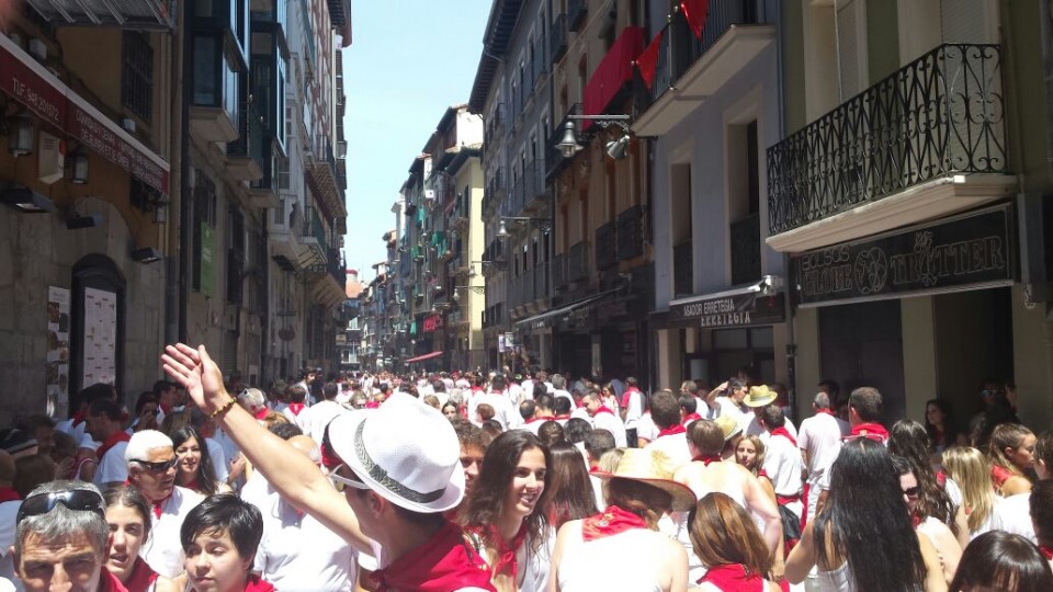 Txupinazo en Pamplona, EITB