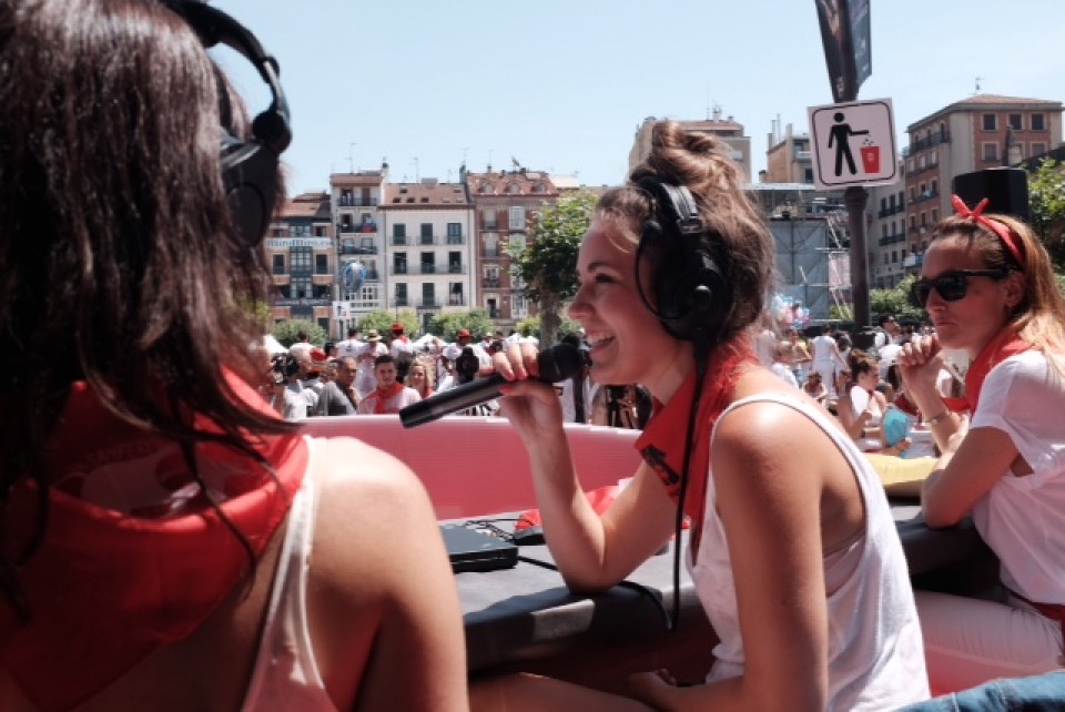 Txupinazo en Pamplona, EITB