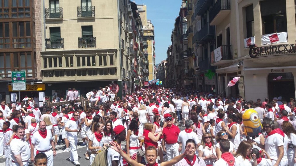 Txupinazo en Pamplona, EITB