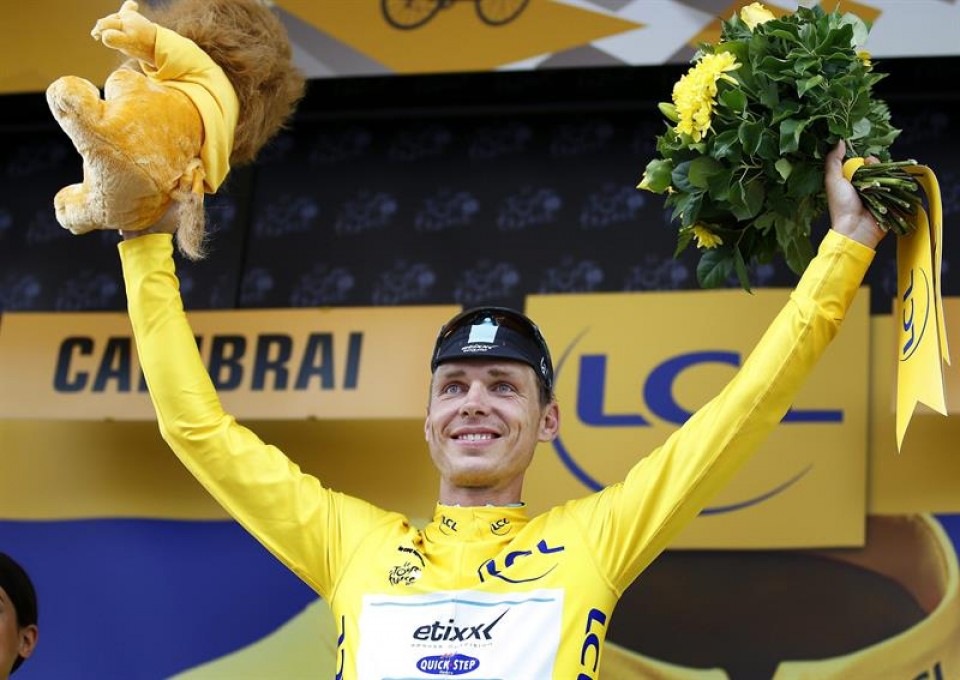 Toni Martin, 4ª etapa y liderato