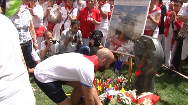 Un homenaje a Germán Rodríguez. Foto: EiTB