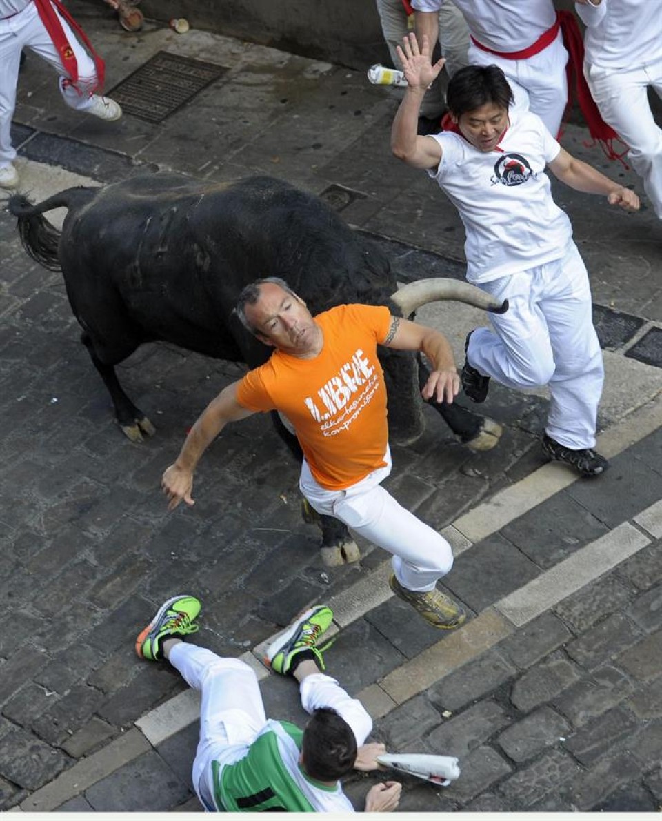 Encierro 9 de julio 2015. Foto: EFE.