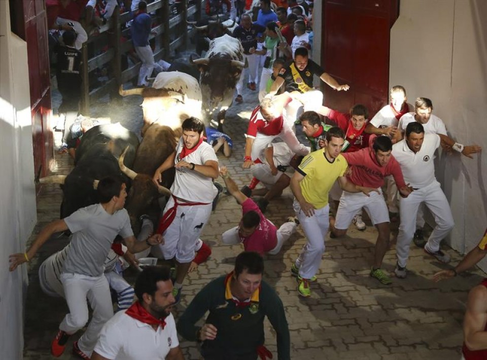 Encierro 9 de julio 2015. Foto: EFE.