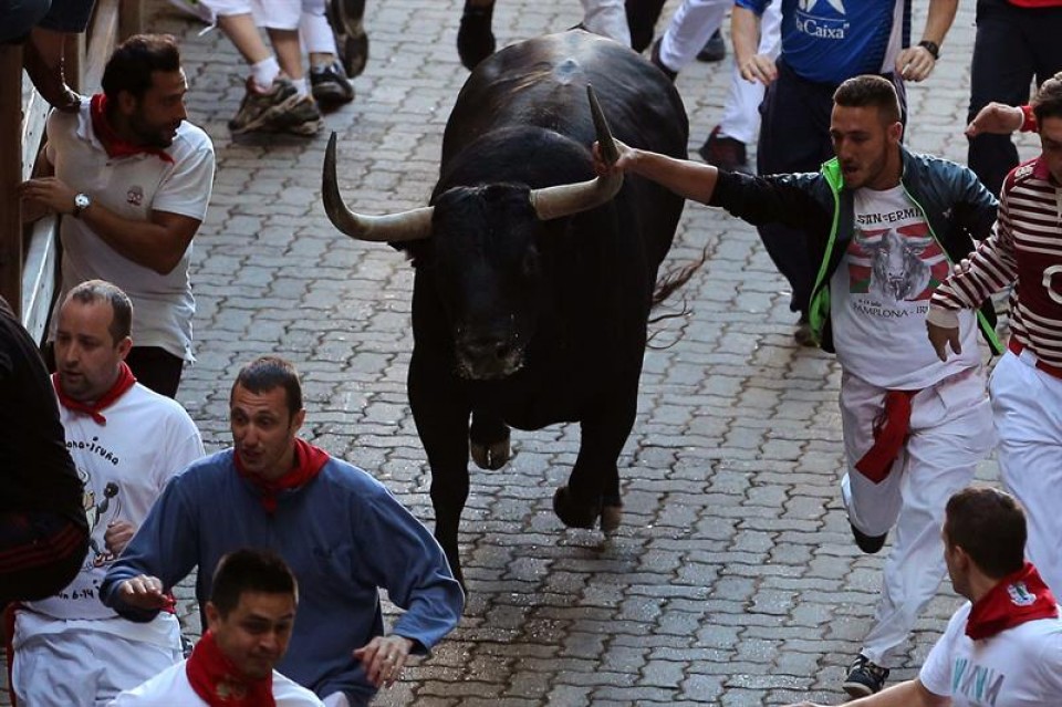 Encierro 9 de julio 2015. Foto: EFE.