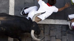 Fotos de los encierros en sanfermines 2015 | Imágenes del segundo encierro de San Fermín