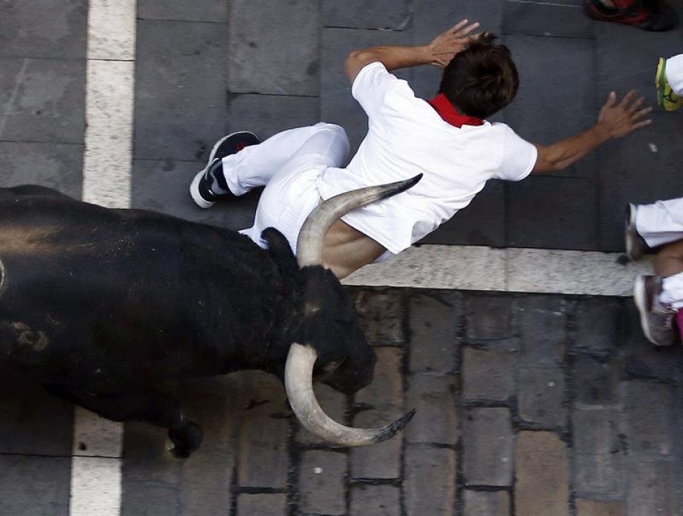 Encierro 9 de julio 2015. Foto: EFE.