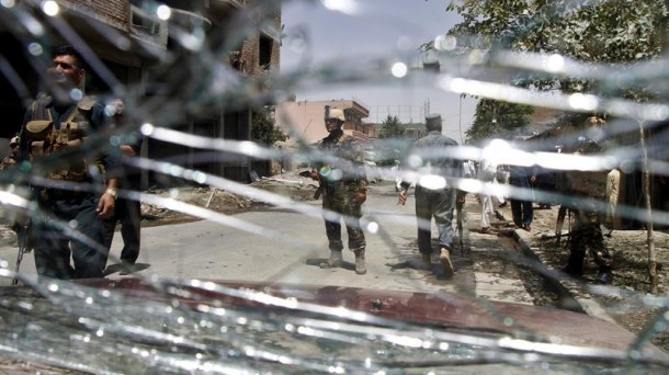 Imagen de archivo de un ataque producido en Afganistán. Foto: EFE