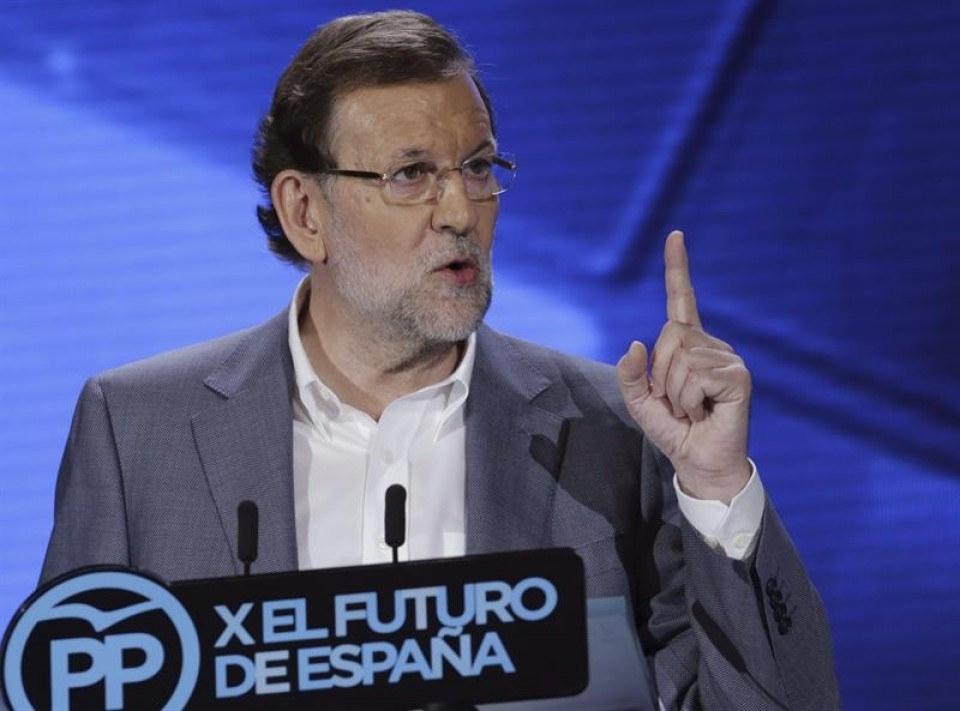 Mariano Rajoy en la clausura del Conferencia Política del PP. Foto: EFE
