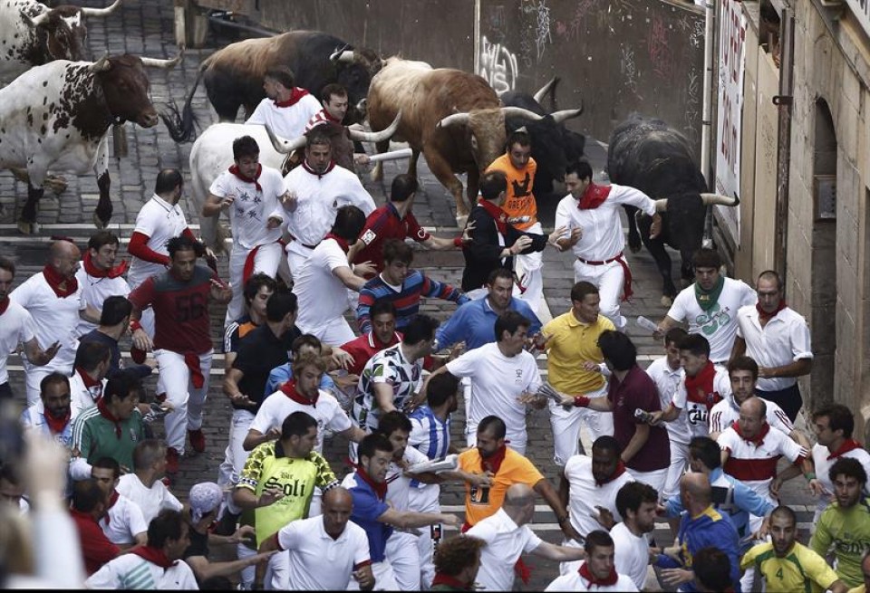 Oso azkarrak izan dira Garcigrandeko zezenak. Argazkia: EFE