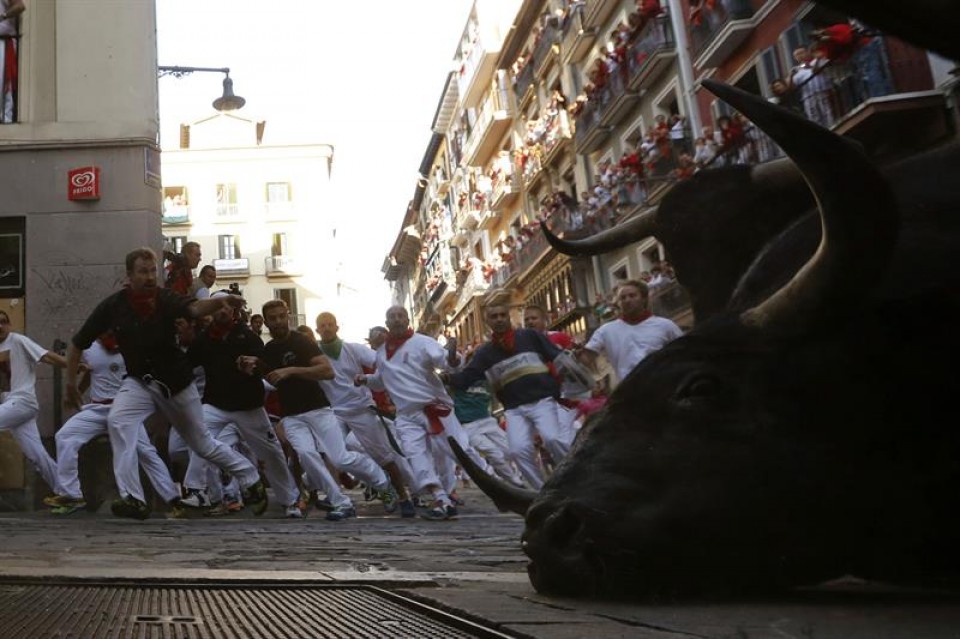 Oso azkarrak izan dira Garcigrandeko zezenak. Argazkia: EFE