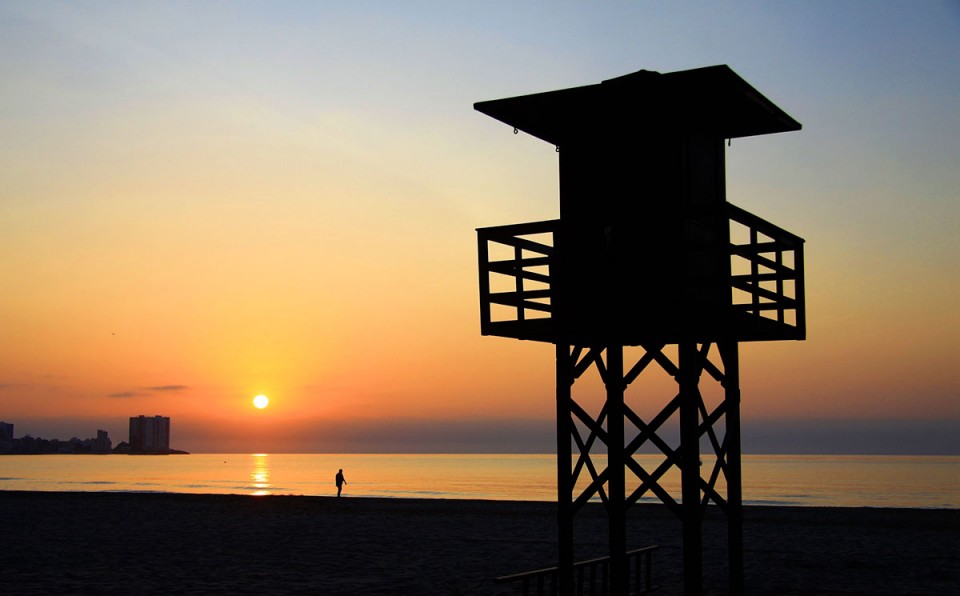 José Luis Cazallas Ruiz - Amanecer en Cullera (Valencia