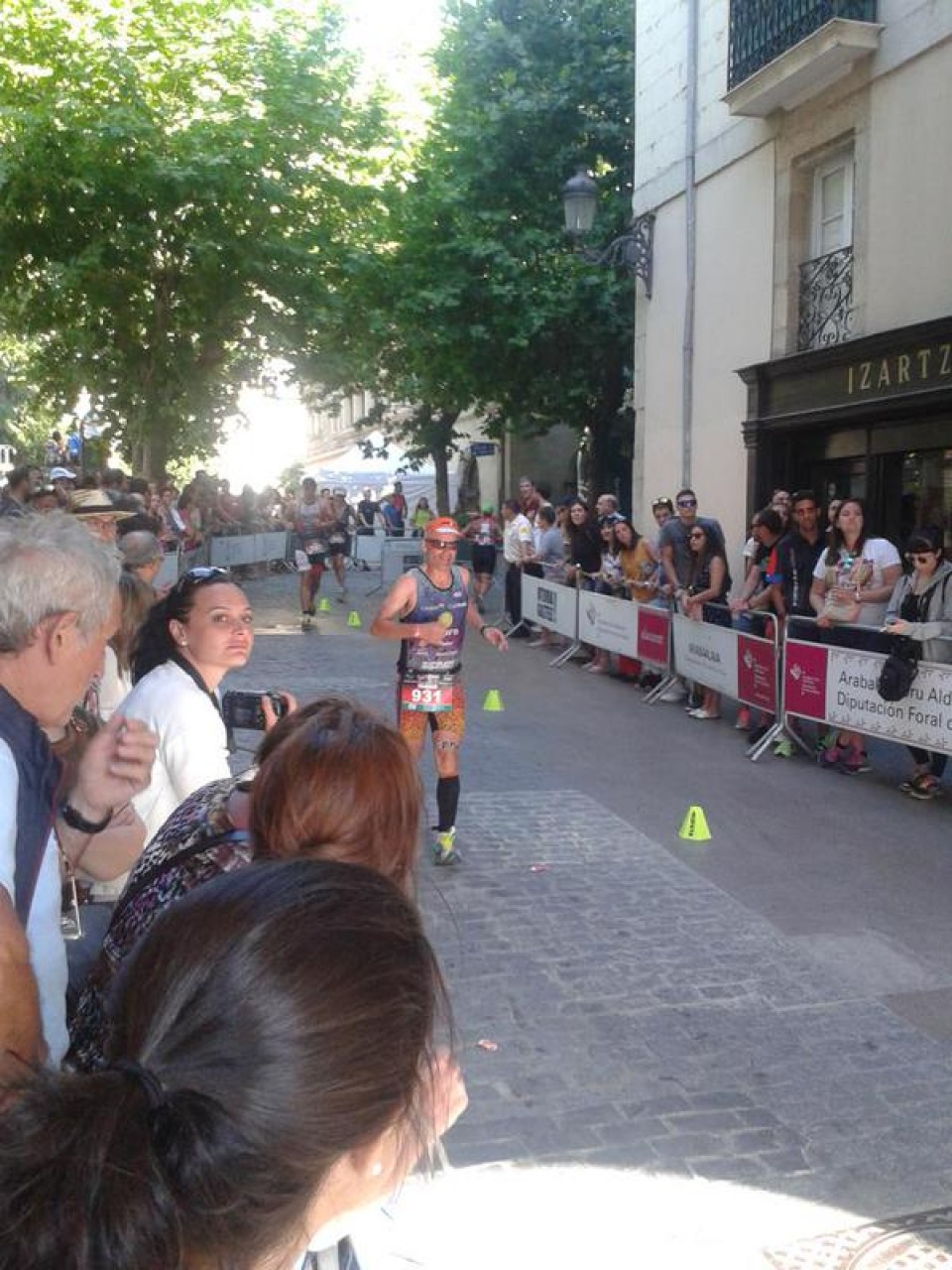 Imagen del Triathlon de Vitoria-Gasteiz celebrado en julio. Foto: EFE