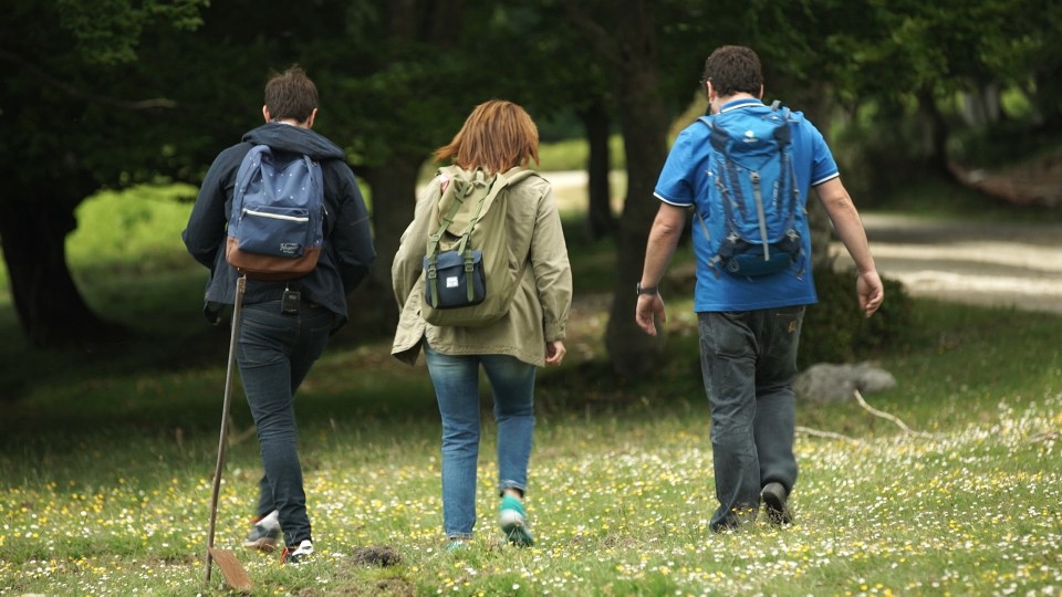 Paseo por Aizkorri, con Jon Plazaola y Maribel Salas