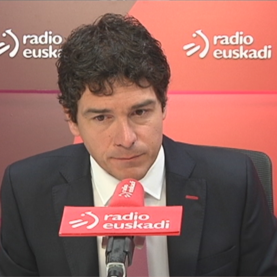 Unai Rementeria, diputado general de Bizkaia, en Radio Euskadi. 