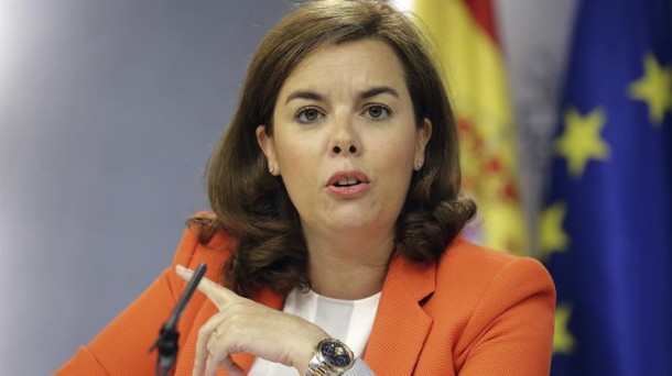 Soraya Saénz de Santamaría. Foto: EFE