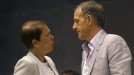 Uxue Barkos y Adolfo Araiz (EH Bildu). EFE