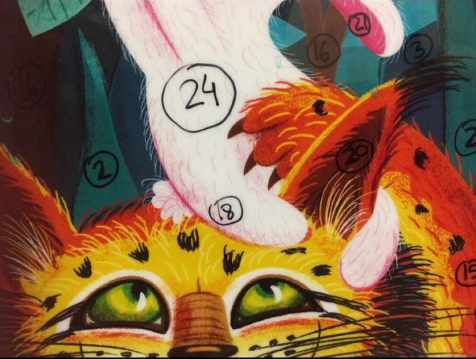 Adelanto del dibujo del nuevo mural de Zaramaga, 20.07.2015