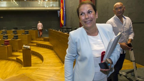 La presidenta de Navarra, Uxue Barkos. EFE