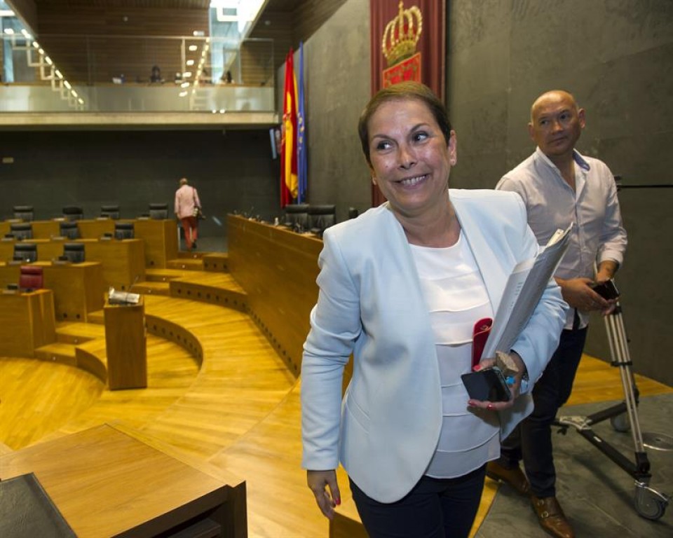 La presidenta de Navarra, Uxue Barkos. EFE