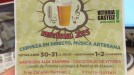 2º Feria de la cerveza artesana en Vitoria, del 30 de julio al 2 de gosto.