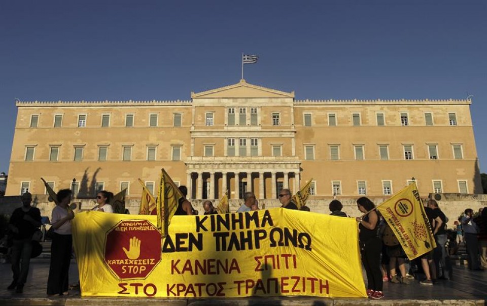 Protestak Atenasen Grezia efe