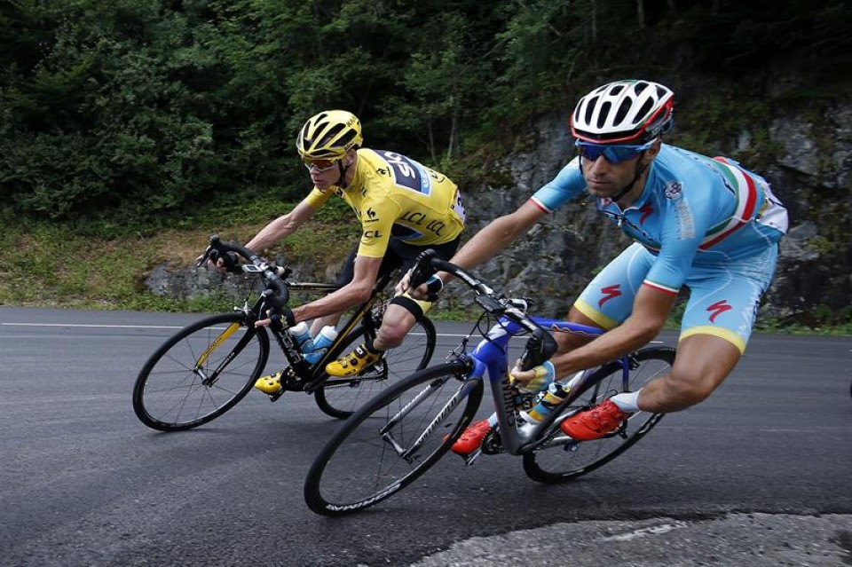 Froome y Nibali, Foto: EFE