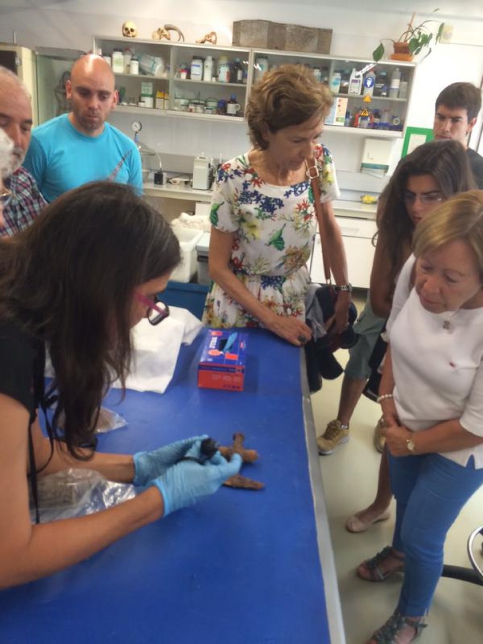 En el Servicio de Restauración de DFA, 24.07.2015