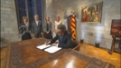 Artur Mas firma el decreto de convocatoria para el 27-S