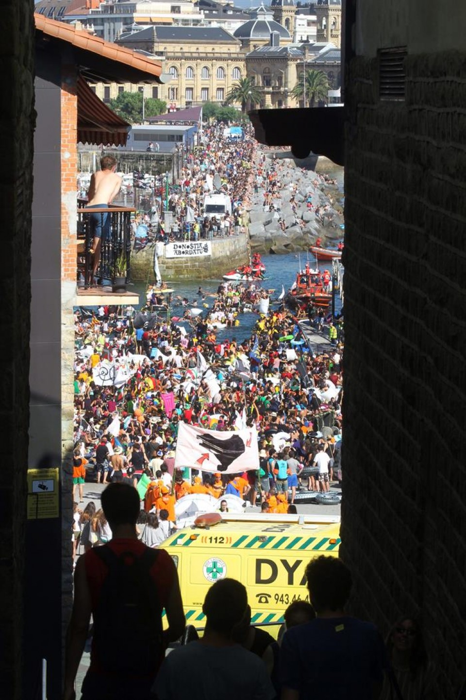 Aste Nagusia Donostian. Argazkia: EFE.