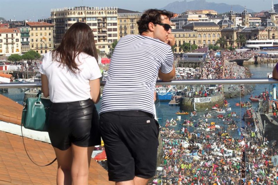 Aste Nagusia Donostian. Argazkia: EFE.